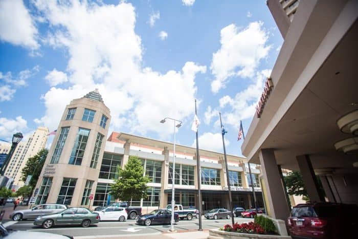 Greater Richmond Convention Center exterior in Richmond, Virginia